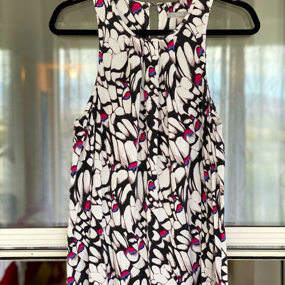Halter Tank Multi-Color Blouse - Picture 4 of 6